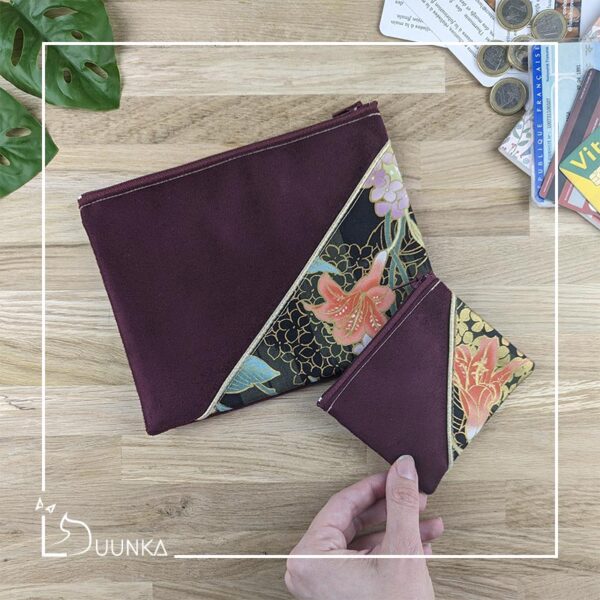 Lot trousse + porte monnaie > 30€