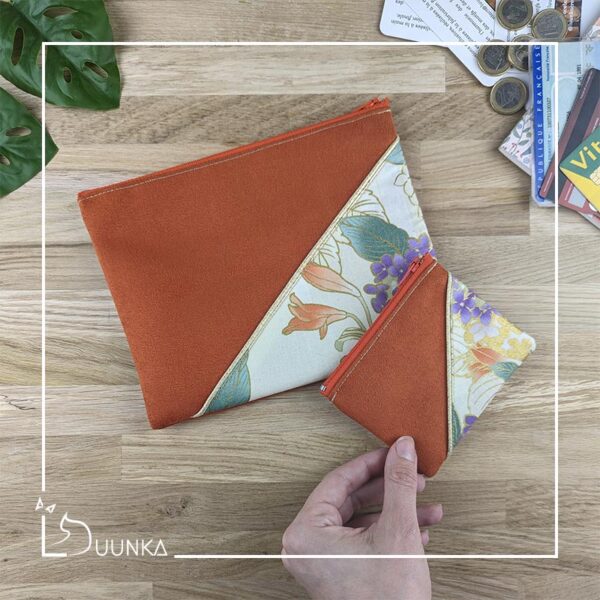 Lot trousse + porte monnaie > 30€