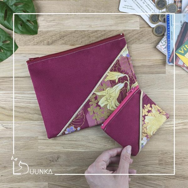 Lot trousse + porte monnaie > 30€