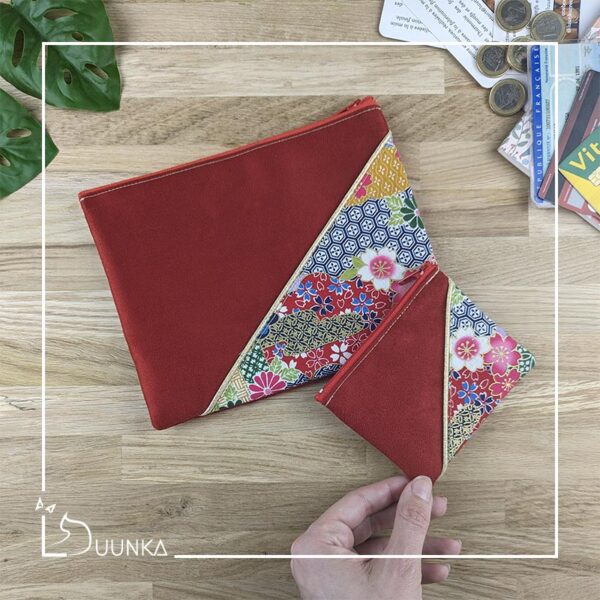 Lot trousse + porte monnaie > 30€