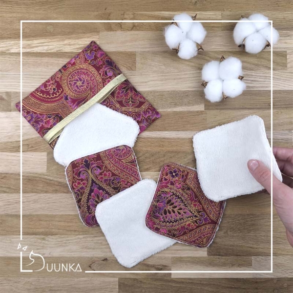 Housse + 5 lingettes lavables > 18€