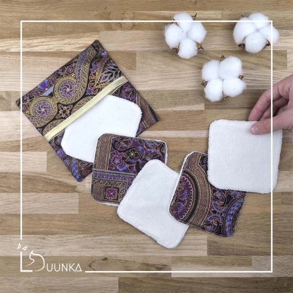 Housse + 5 lingettes lavables > 18€