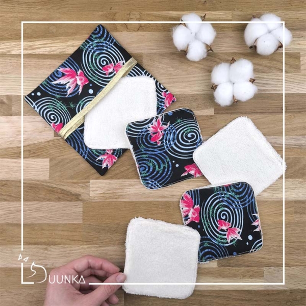 Housse + 5 lingettes lavables > 18€