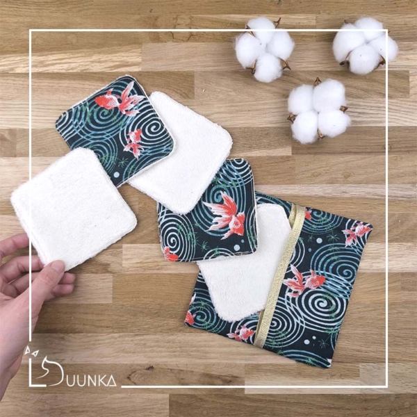 Housse + 5 lingettes lavables > 18€