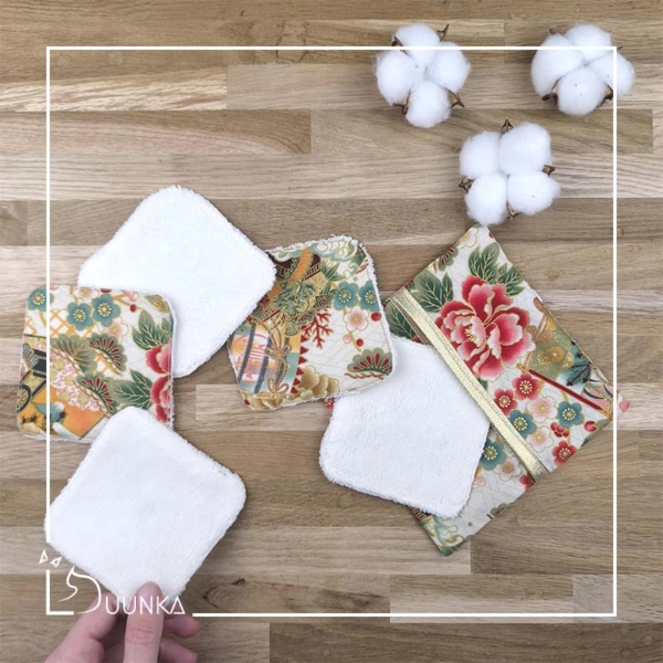 Housse + 5 lingettes lavables > 18€