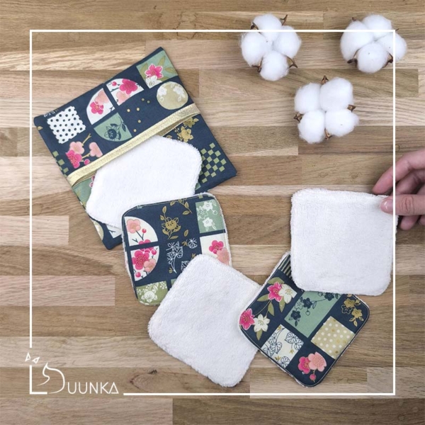 Housse + 5 lingettes lavables > 18€